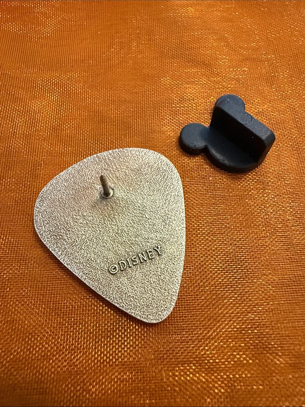 Disney Collectible Retired Pin,Rockin’ Roller Coaster,guitar pick shape,1.25”x1”